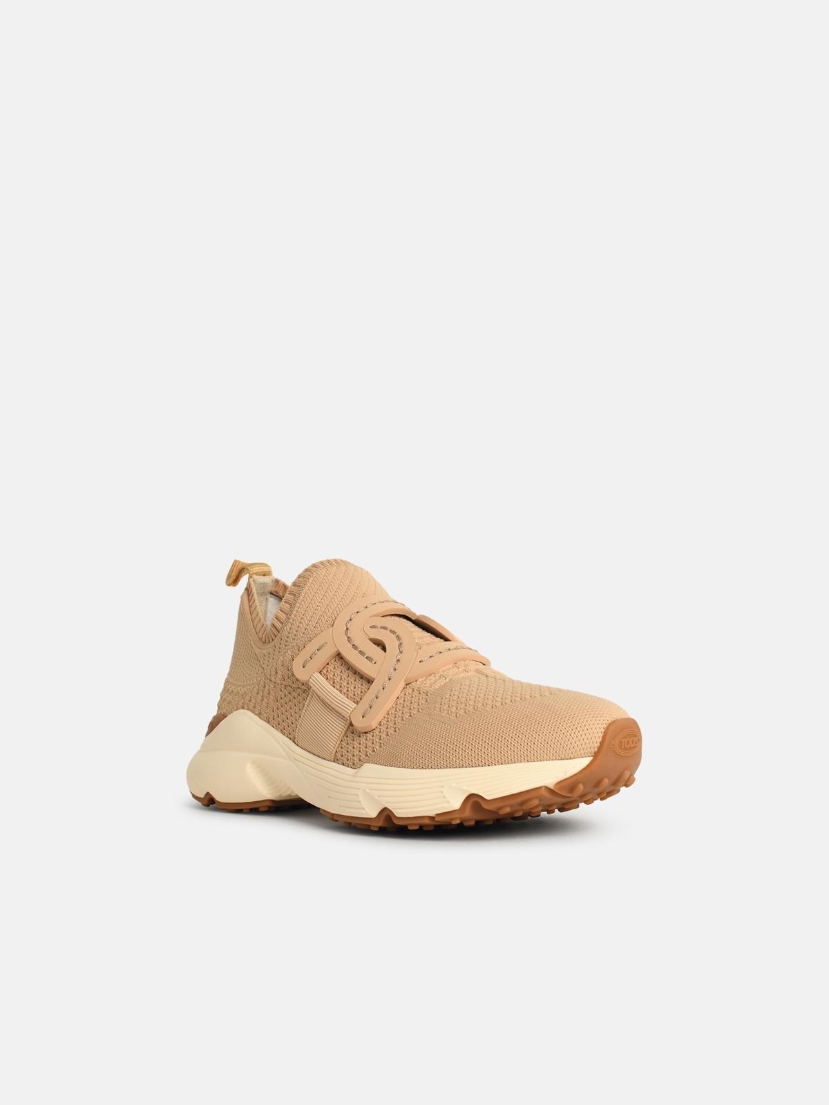 'KATE' SNEAKERS IN BEIGE TECHNICAL FABRIC - 2
