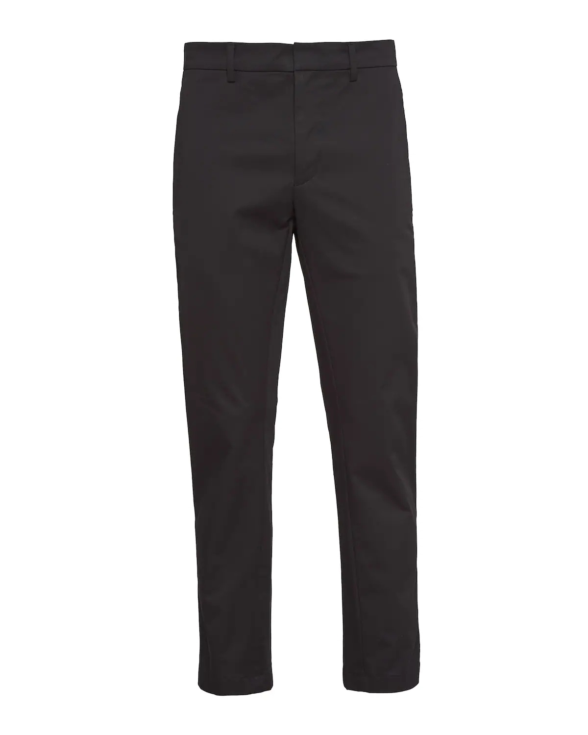 Stretch cotton gabardine trousers - 1