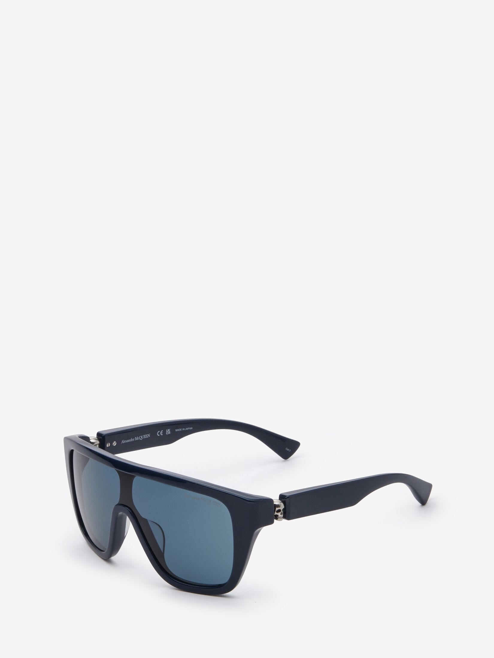 Floating Skull Mask Sunglasses in Midnight Blue - 2