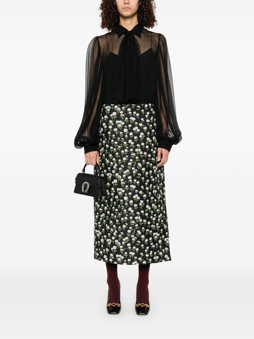 Gucci Women Silk Chiffon Shirt - 2