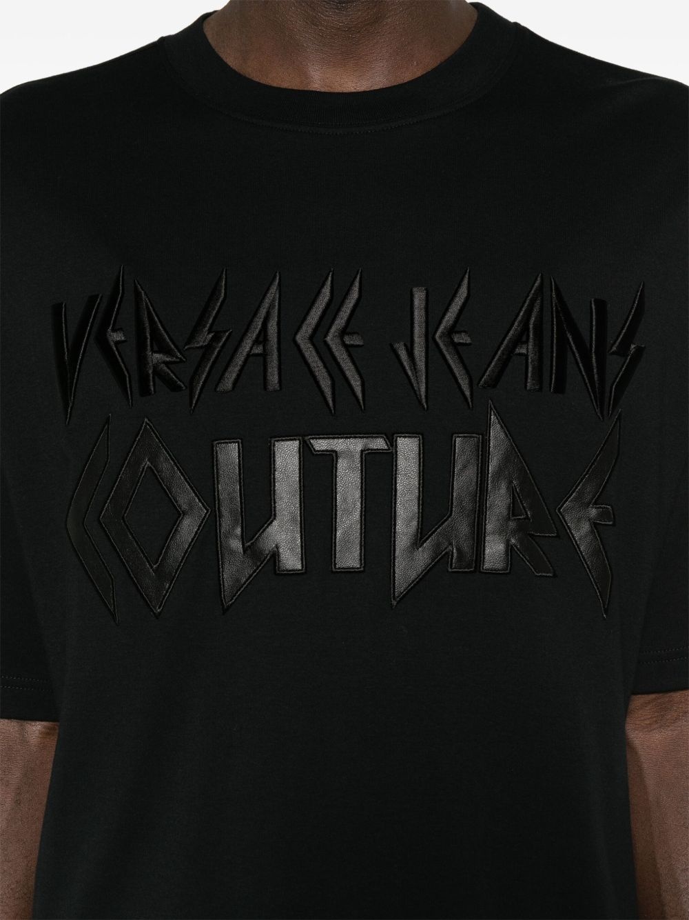 logo-embroidered T-shirt - 4