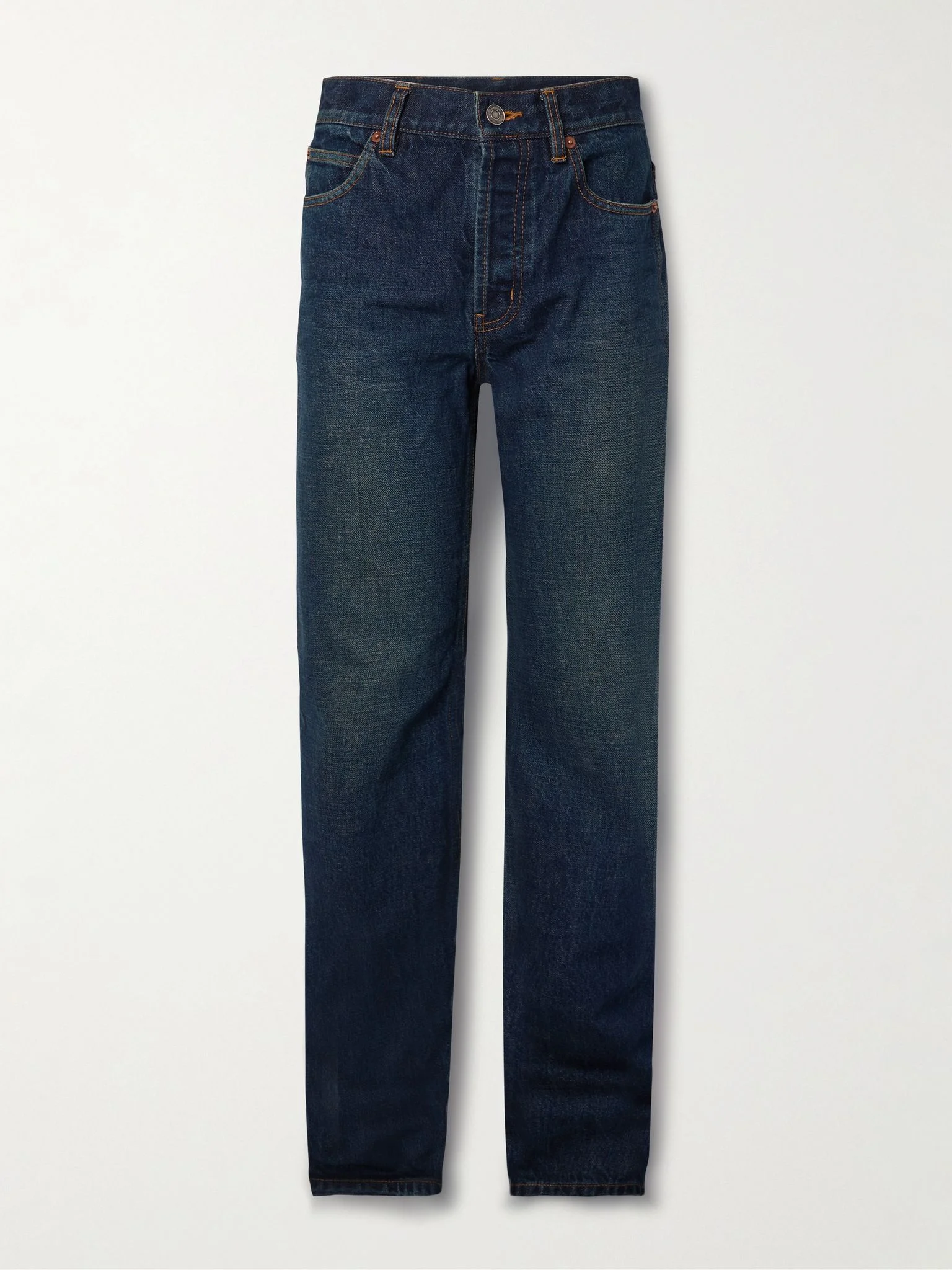 Nico mid-rise straight-leg jeans Dark denim - 1