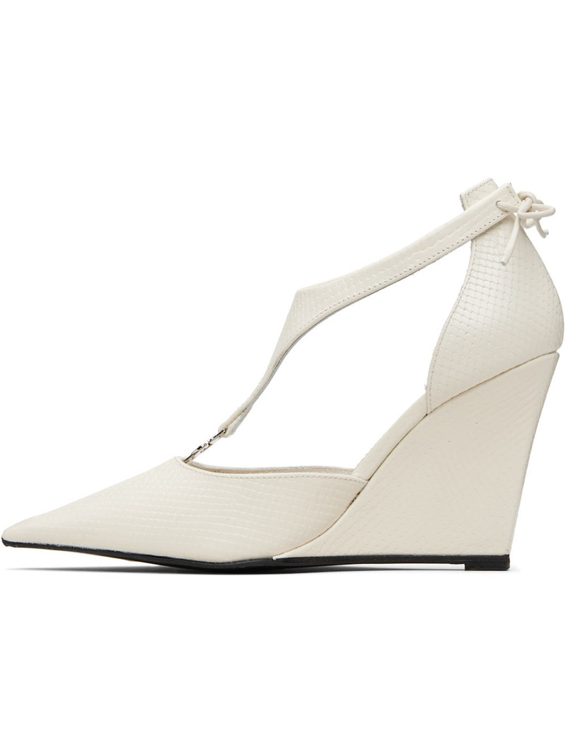COPERNI White Wedge Stiletto Heels outlook