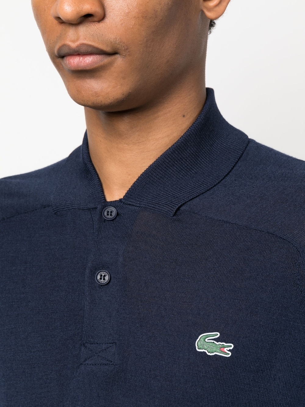 logo-patch raglan-sleeve polo shirt - 5