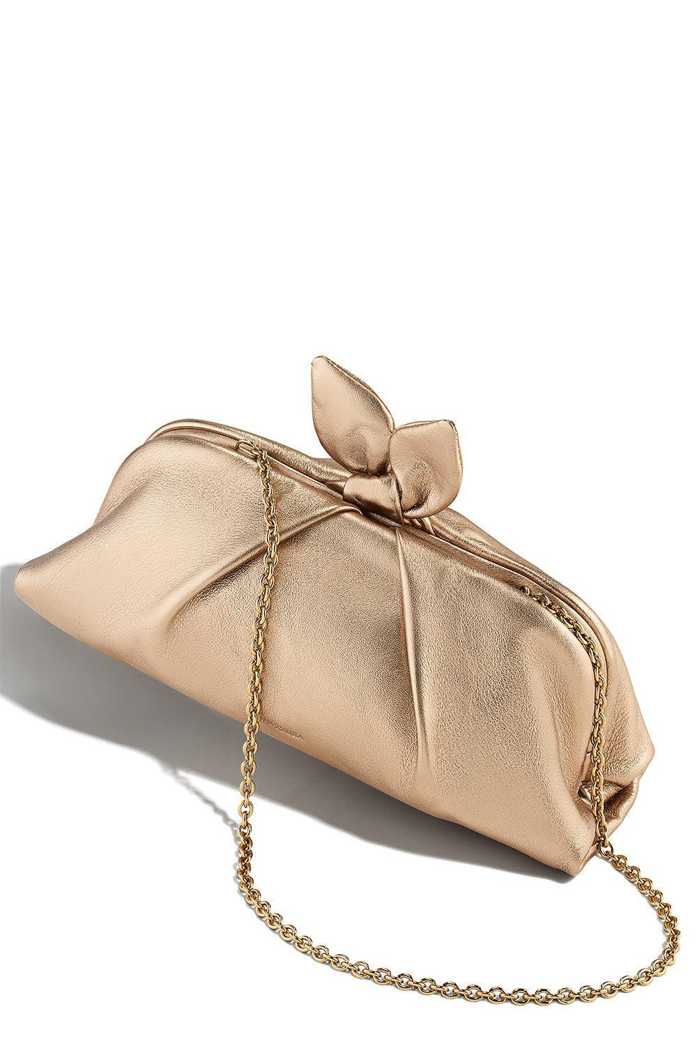 Bow Tie Clutch - Light Copper/Gold - 5