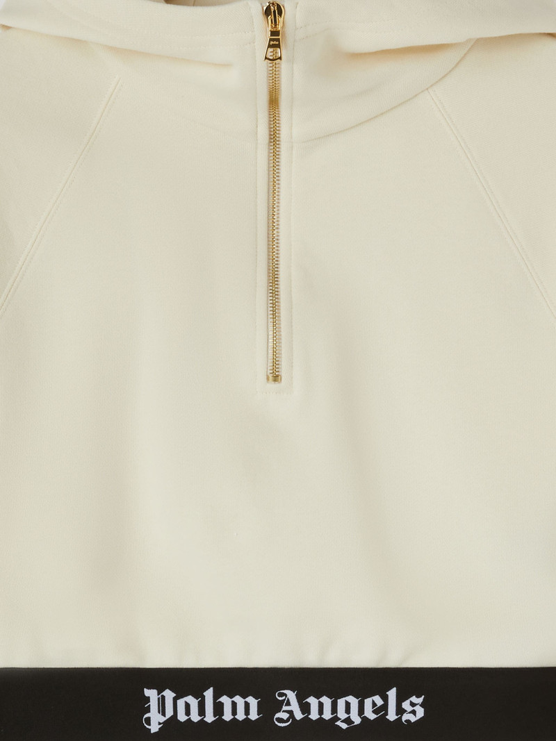 로고 테이프 Zipped Hoodie 3