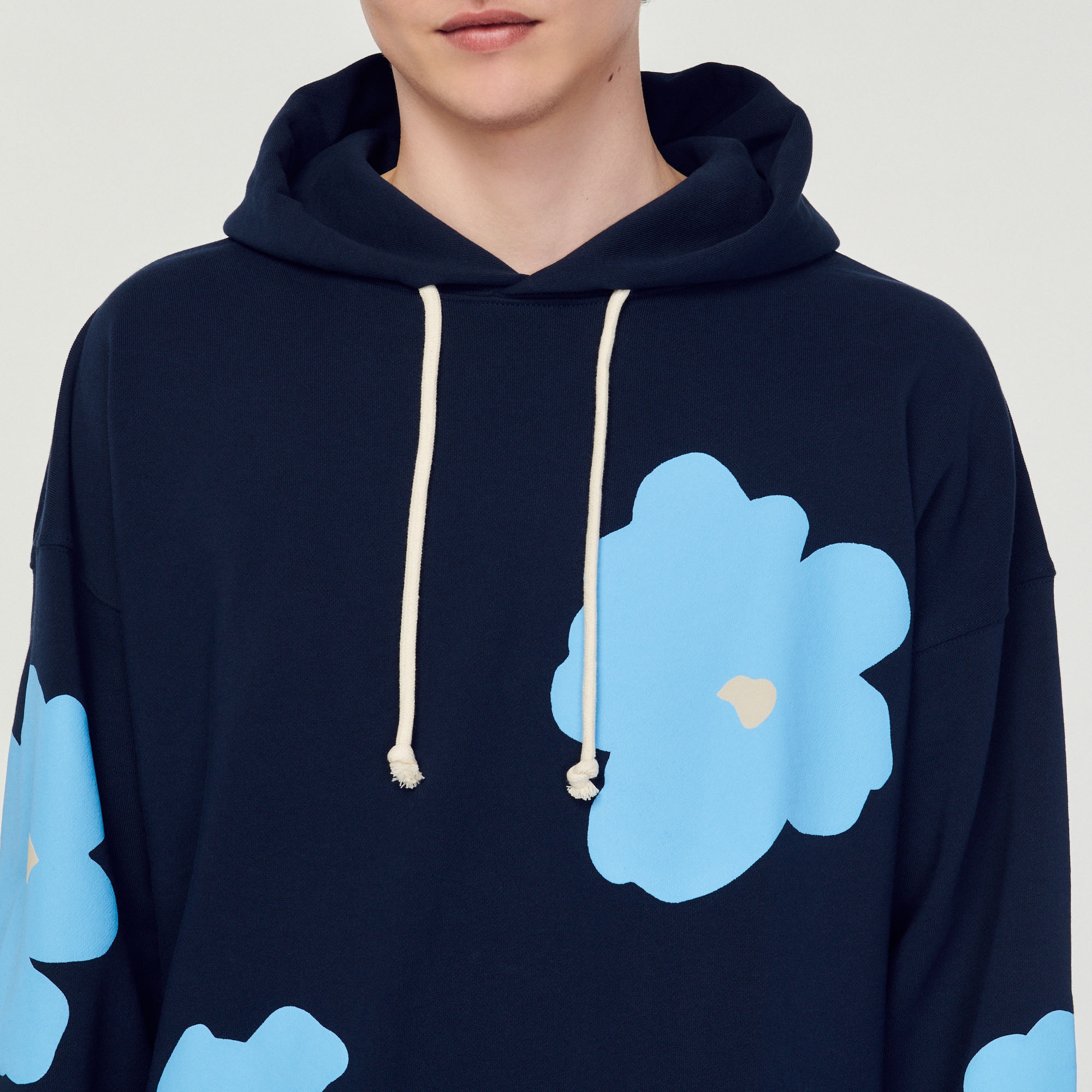 Floral pattern hoodie - 4