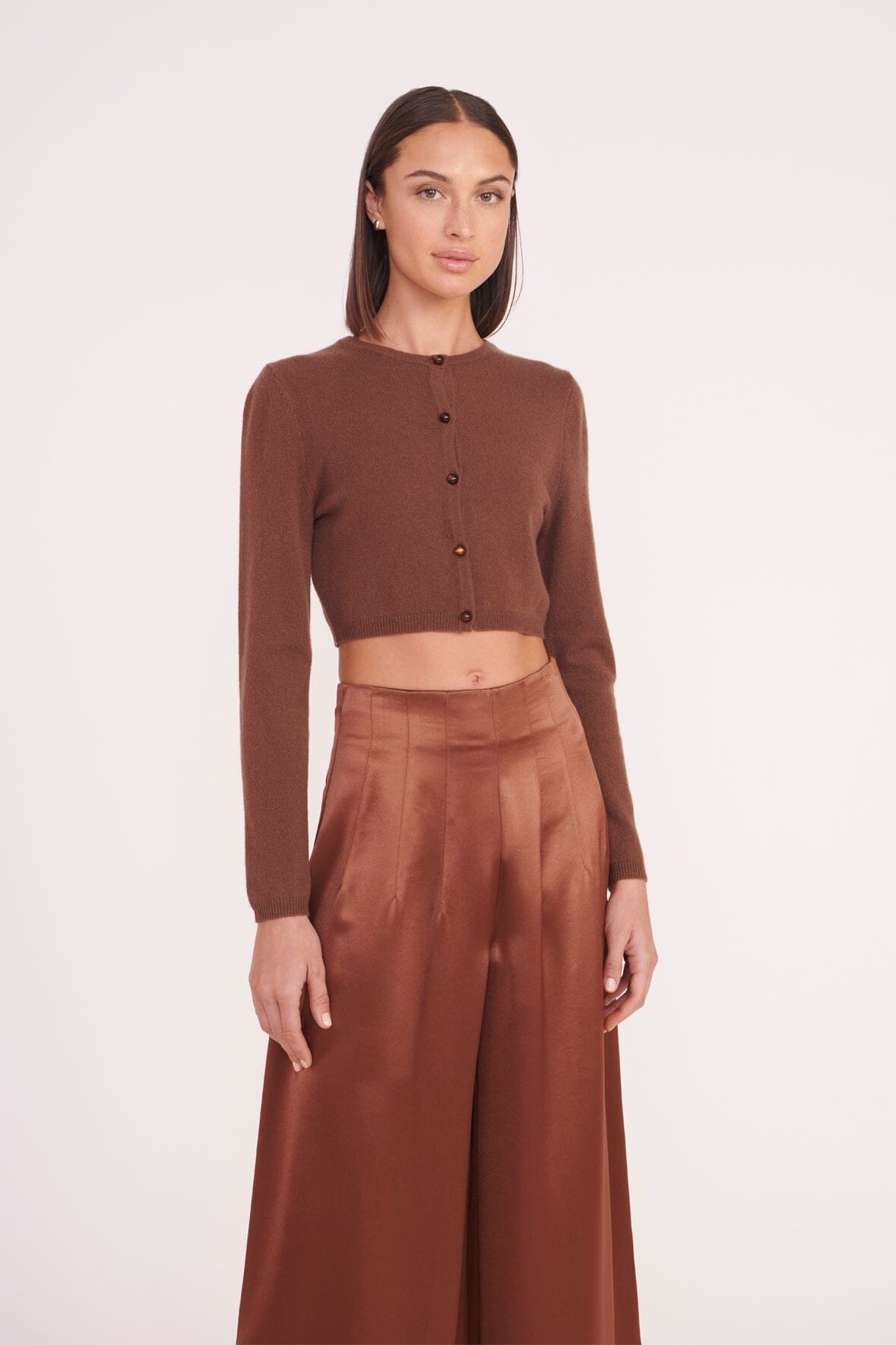 STAUD DEANNA SWEATER CLOVE - 2