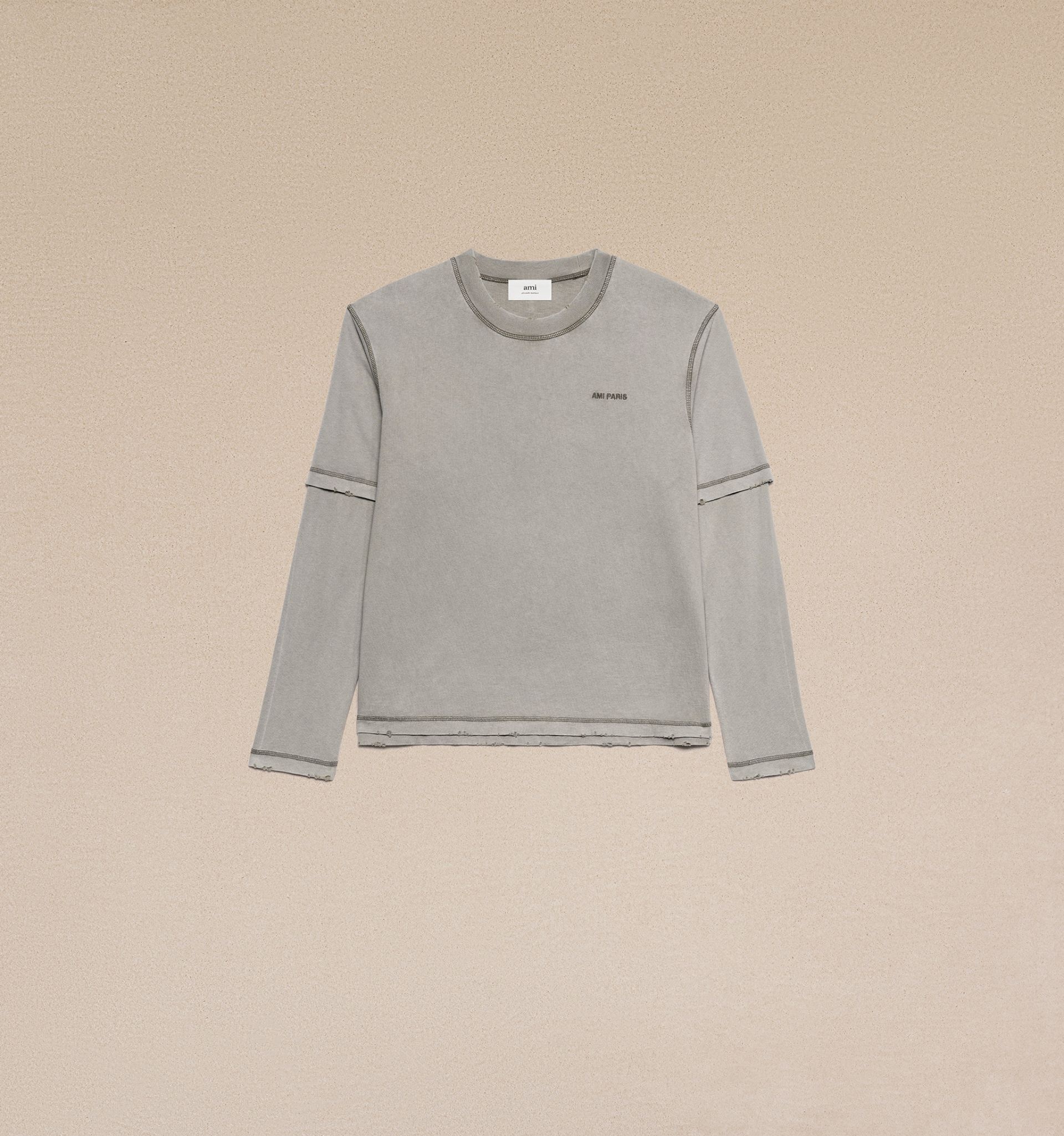 AMI Paris Fade Out T-shirt | REVERSIBLE