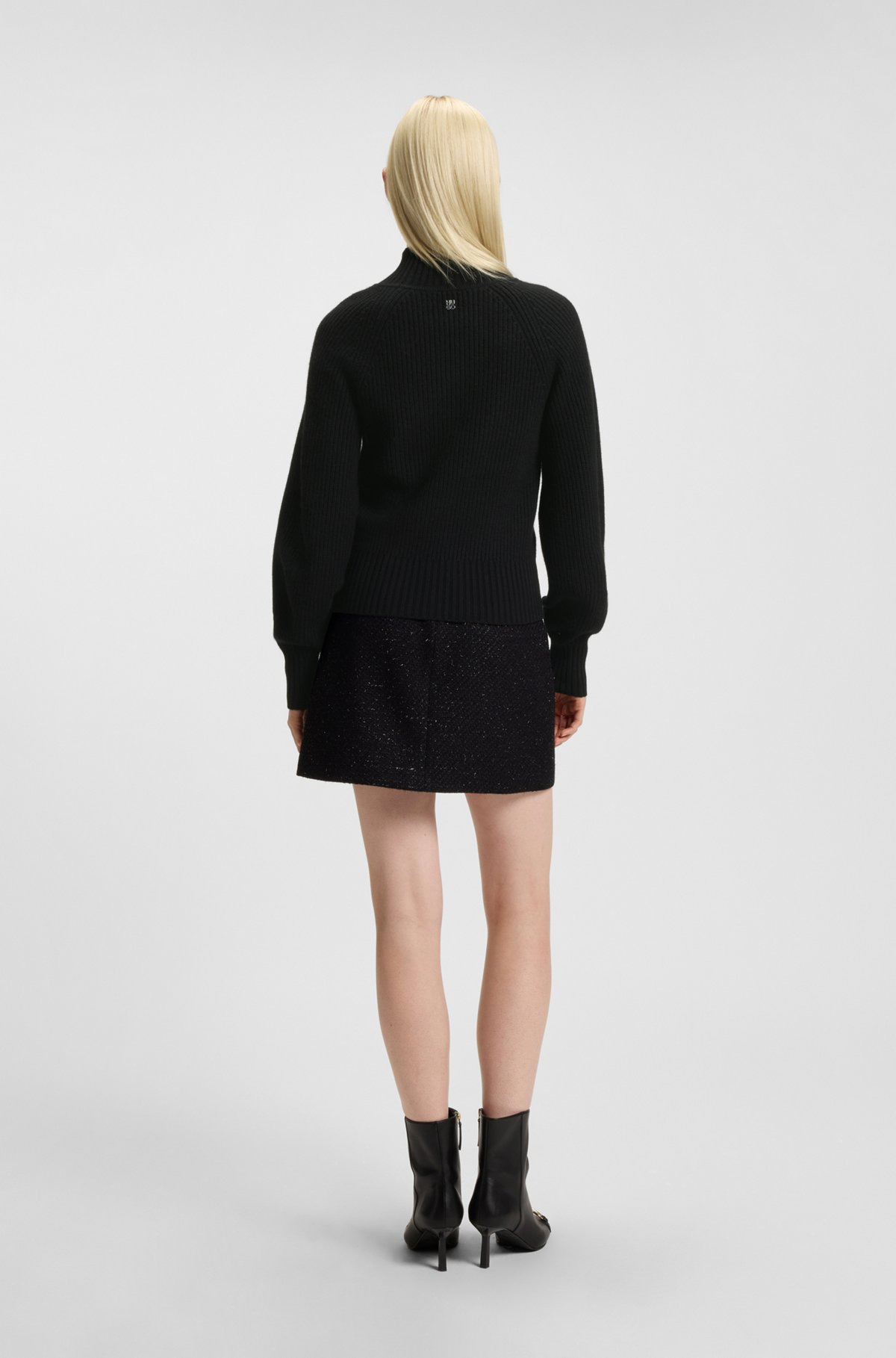 LOOSE-FIT ROLLNECK SWEATER WITH RAGLAN SLEEVES - 4