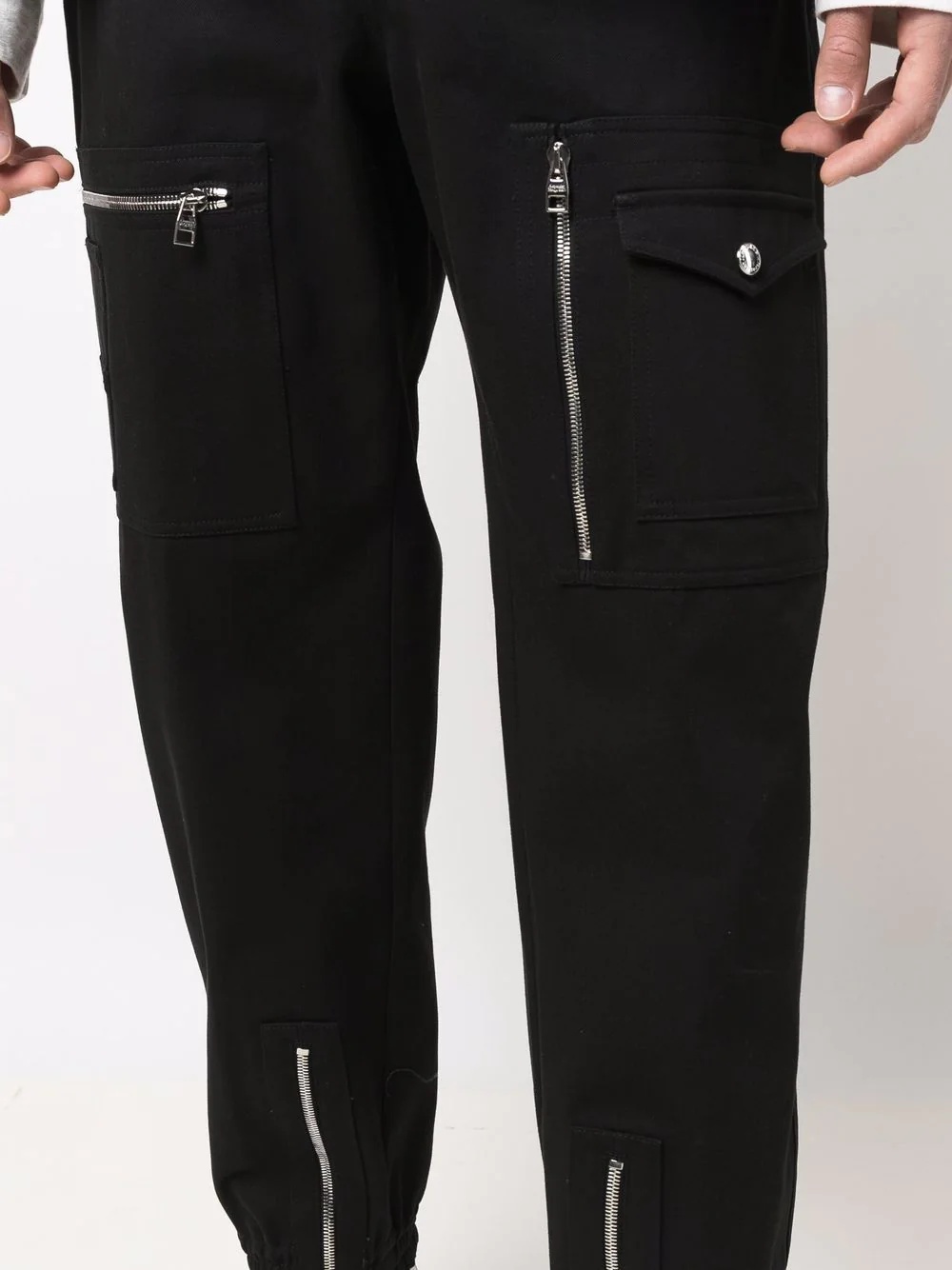 zip-detail trousers - 5