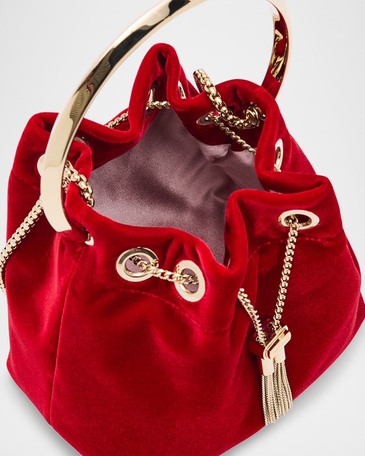 Bon Bon Velvet with Metal Handle - 4