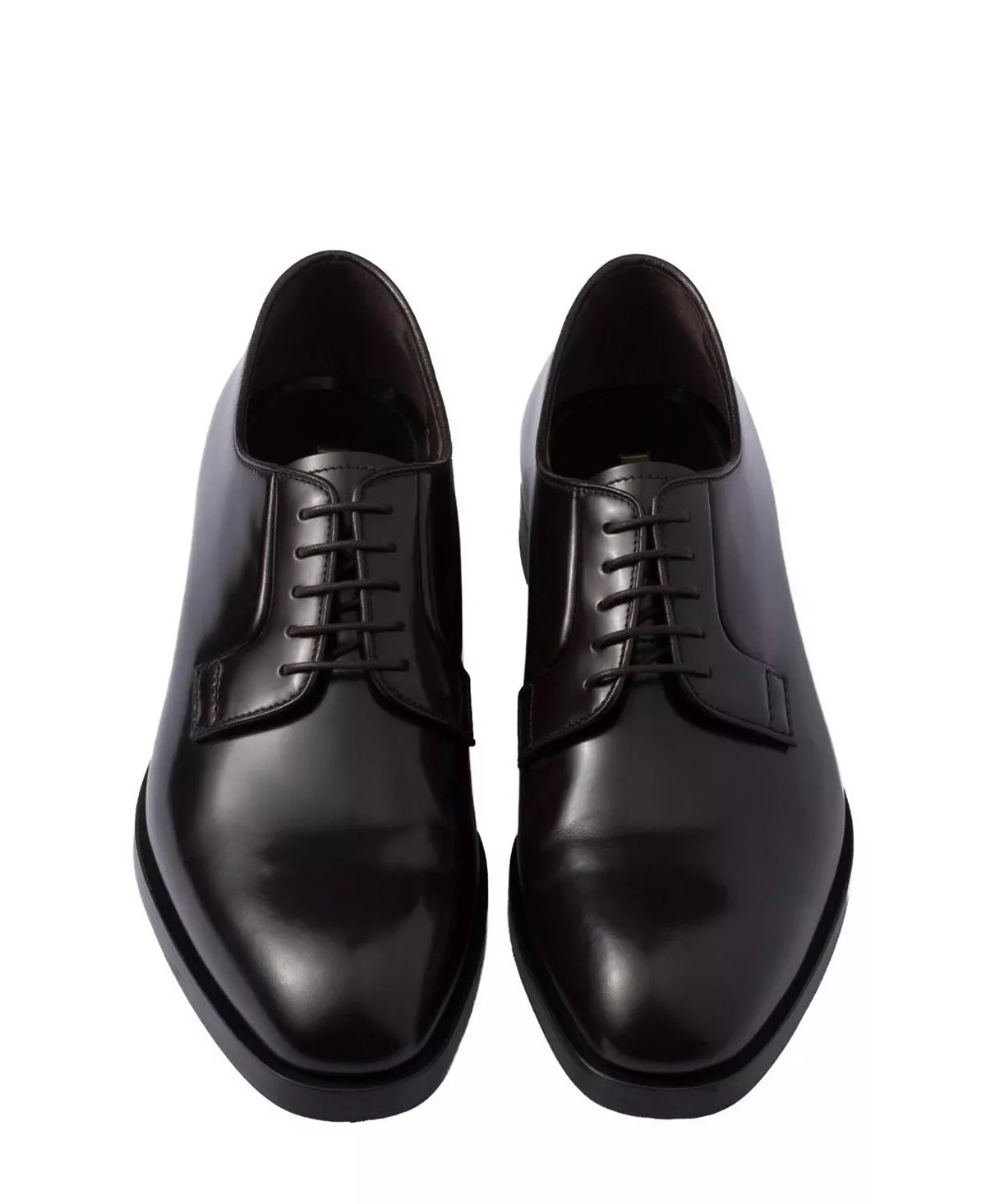 Men's Brushed Leather Lace-Up Shoes - 3