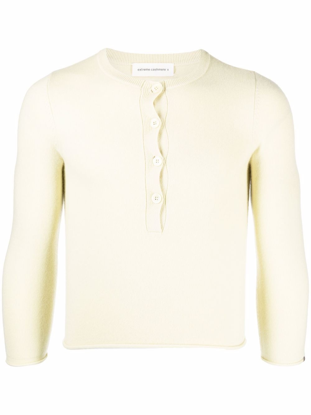 fitted cashmere-blend top - 1