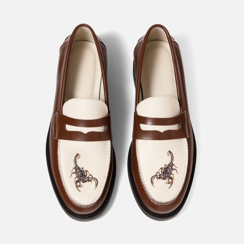 Wilde Chestnut Scorpion Penny Loafer - Men's 1