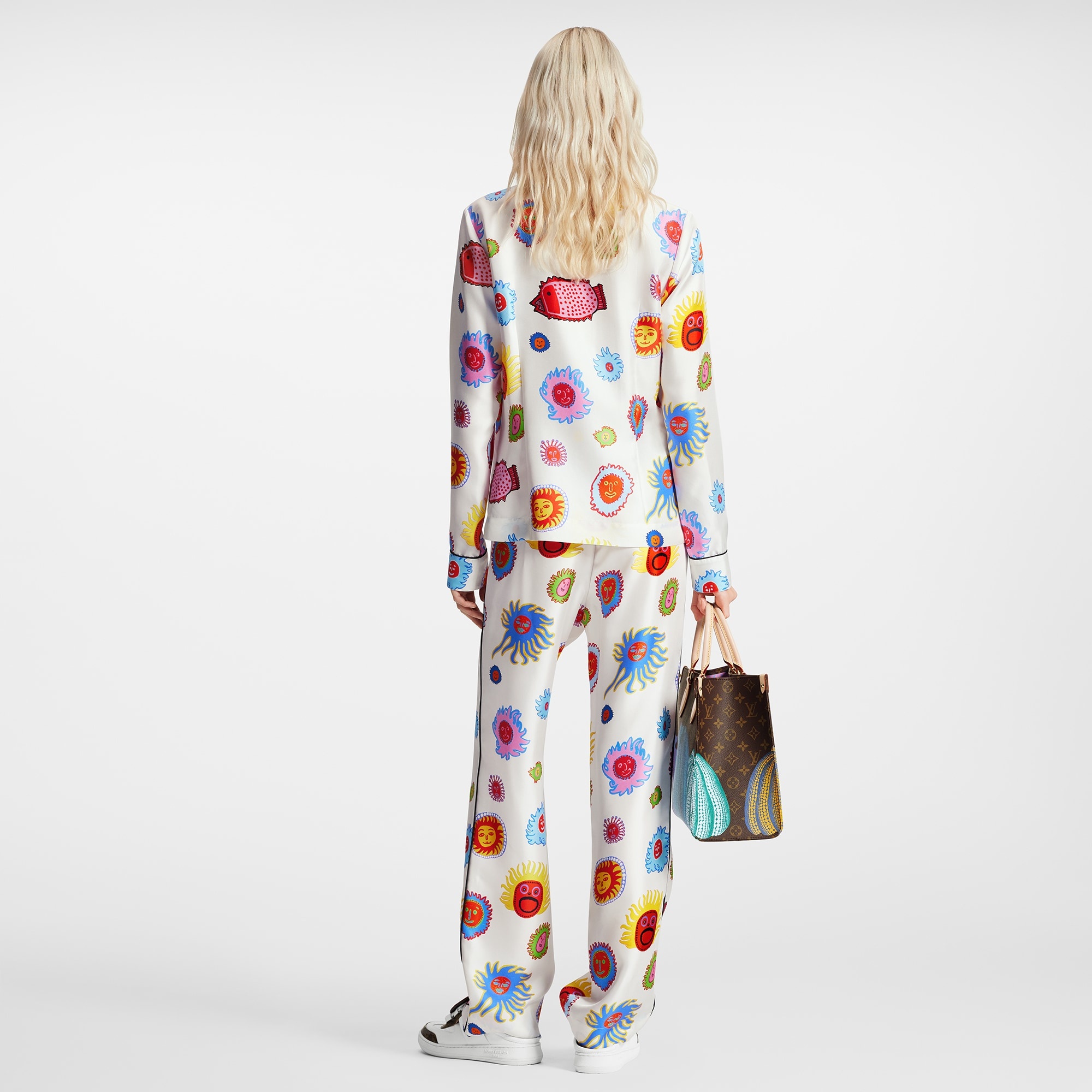 LV x YK Faces Pajama Pants - 3