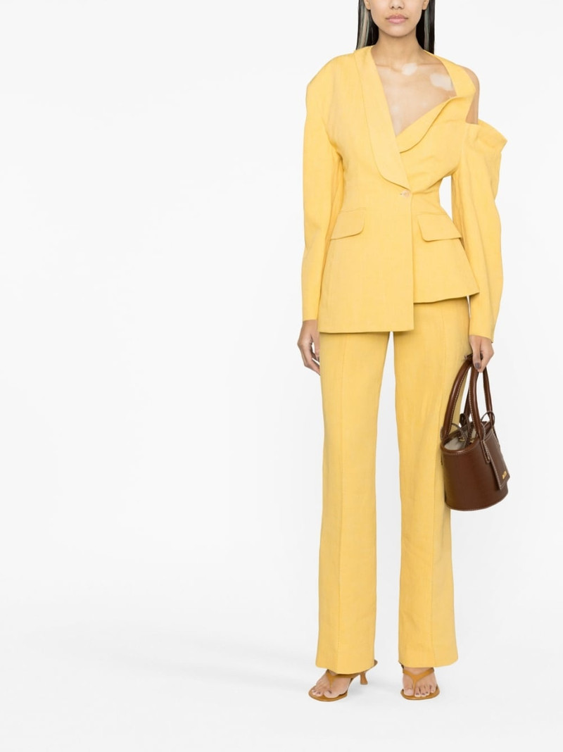 JACQUEMUS Baska asymmetric blazer outlook