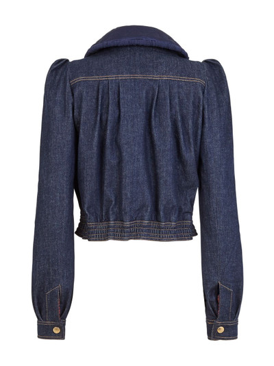 FENDI cropped denim jacket outlook