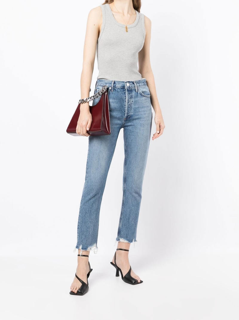 AGOLDE Riley cropped straight jeans outlook