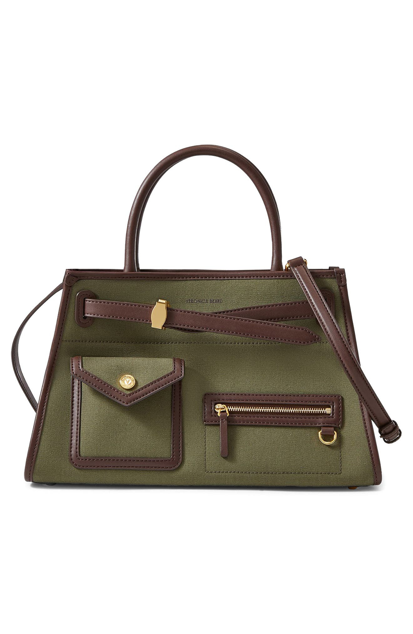 Veronica Beard Dash Cargo Top Handle Bag in Cypress at Nordstrom - 6