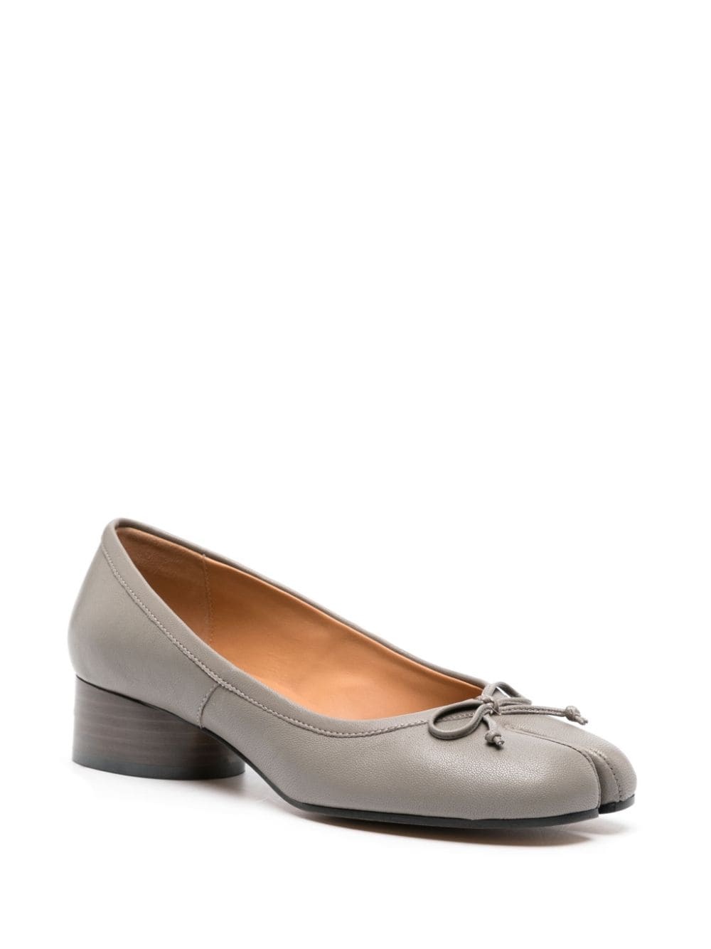 Tabi 30mm leather ballerina shoes - 2