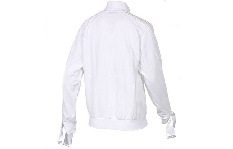 (WMNS) PUMA Cuff Stand Collar Casual Jacket White 850234-02 - 2