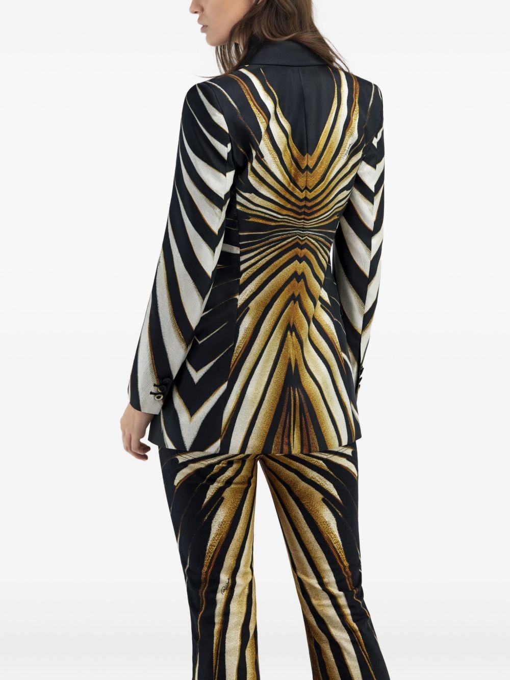 Ray Of Gold-print tailored blazer - 5
