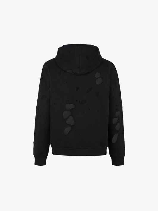 GIVENCHY PARIS DESTROYED HOODIE - 4