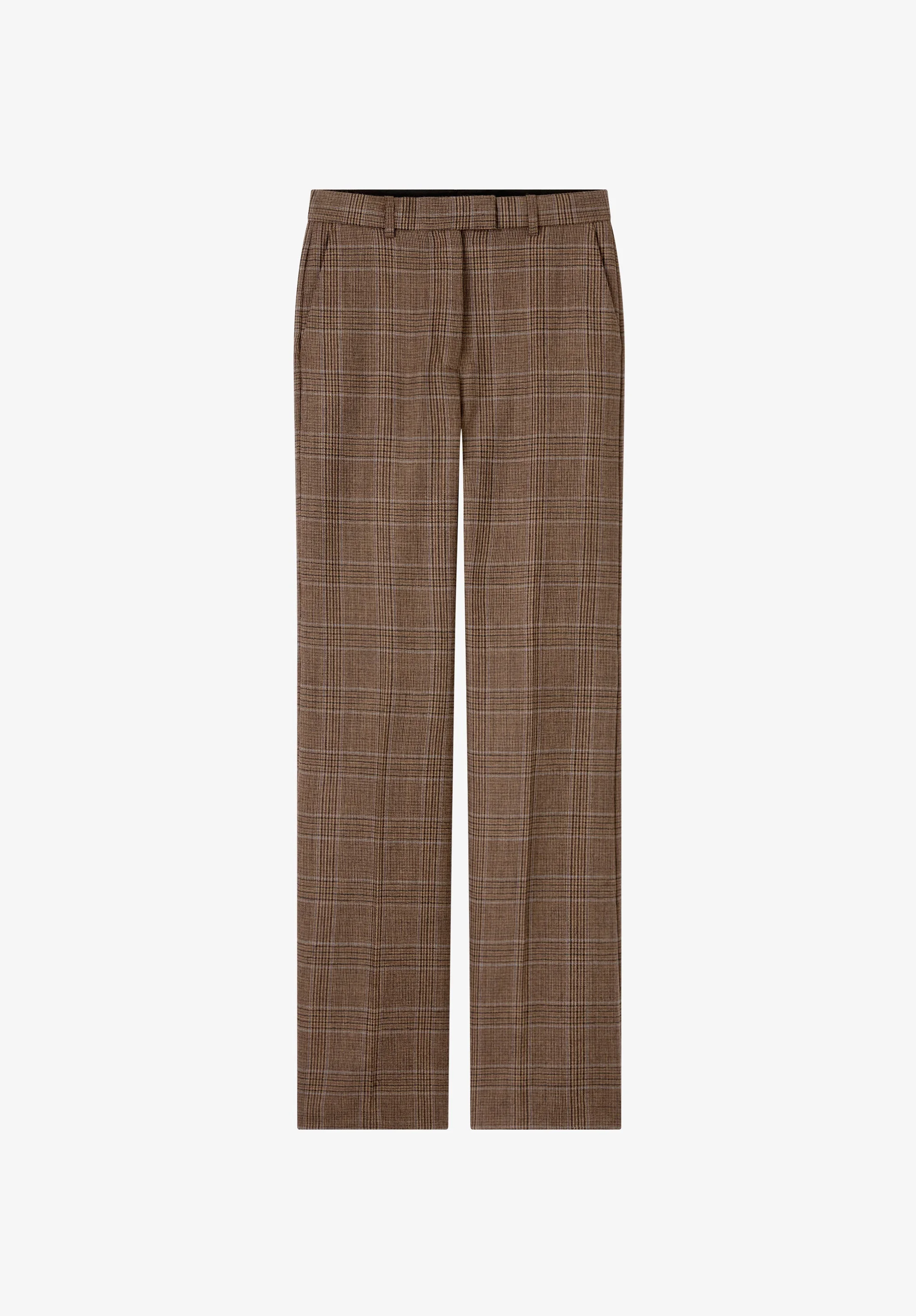JUDE PANTS - FLARED CHECK PANTS - 1
