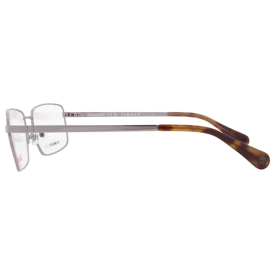 Timberland Demo Rectangular Men's Eyeglasses TB50038 008 64 - 4
