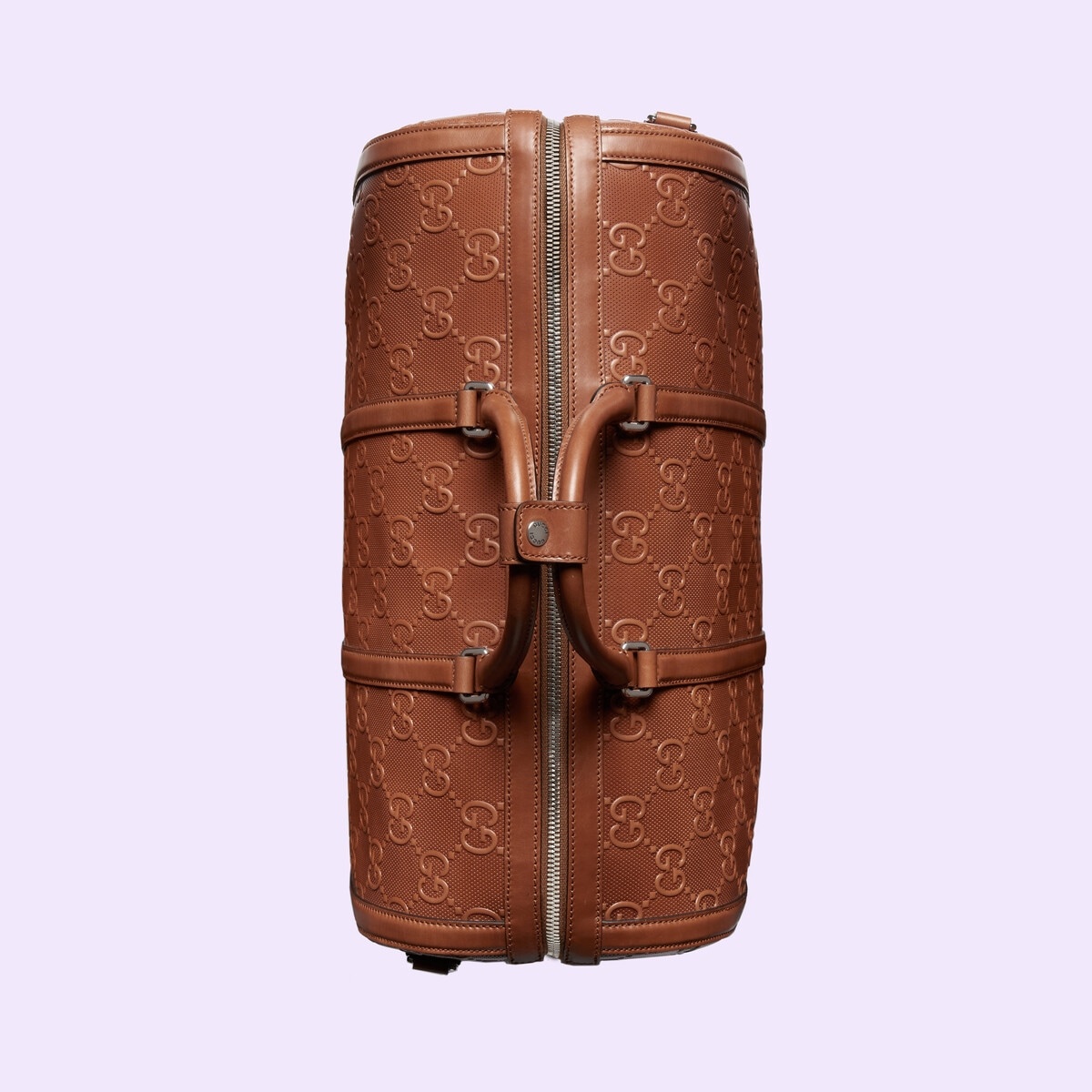 GG embossed duffle bag - 7