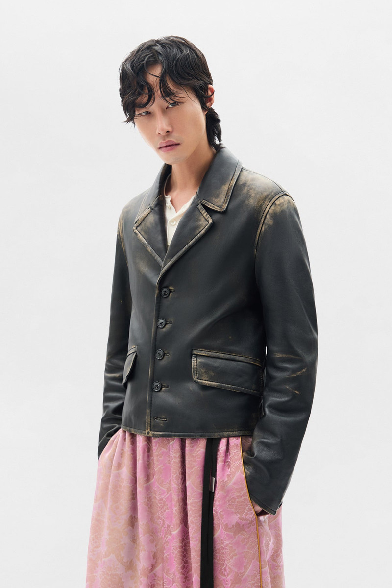 Ann Demeulemeester Malik Fitted Boxy Blouson outlook