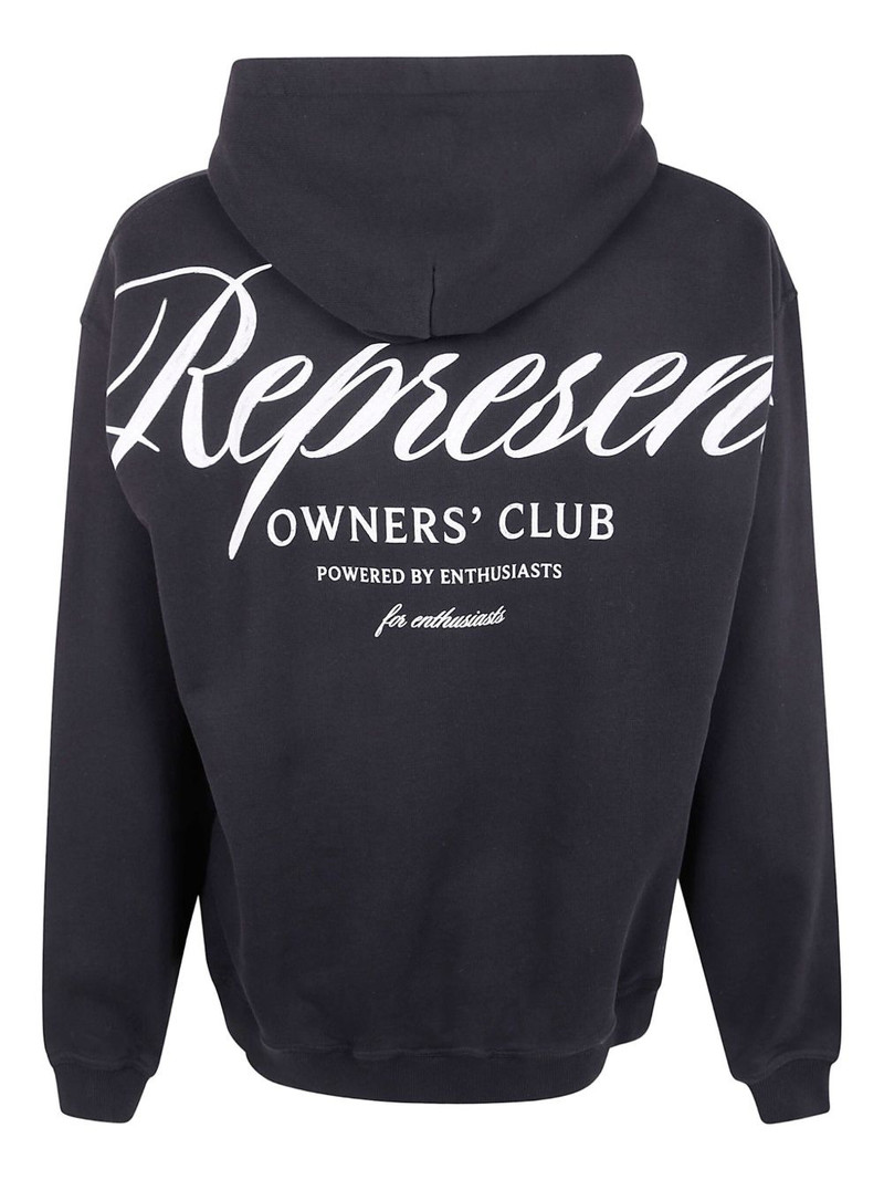 REPRESENT logo-print hoodie outlook