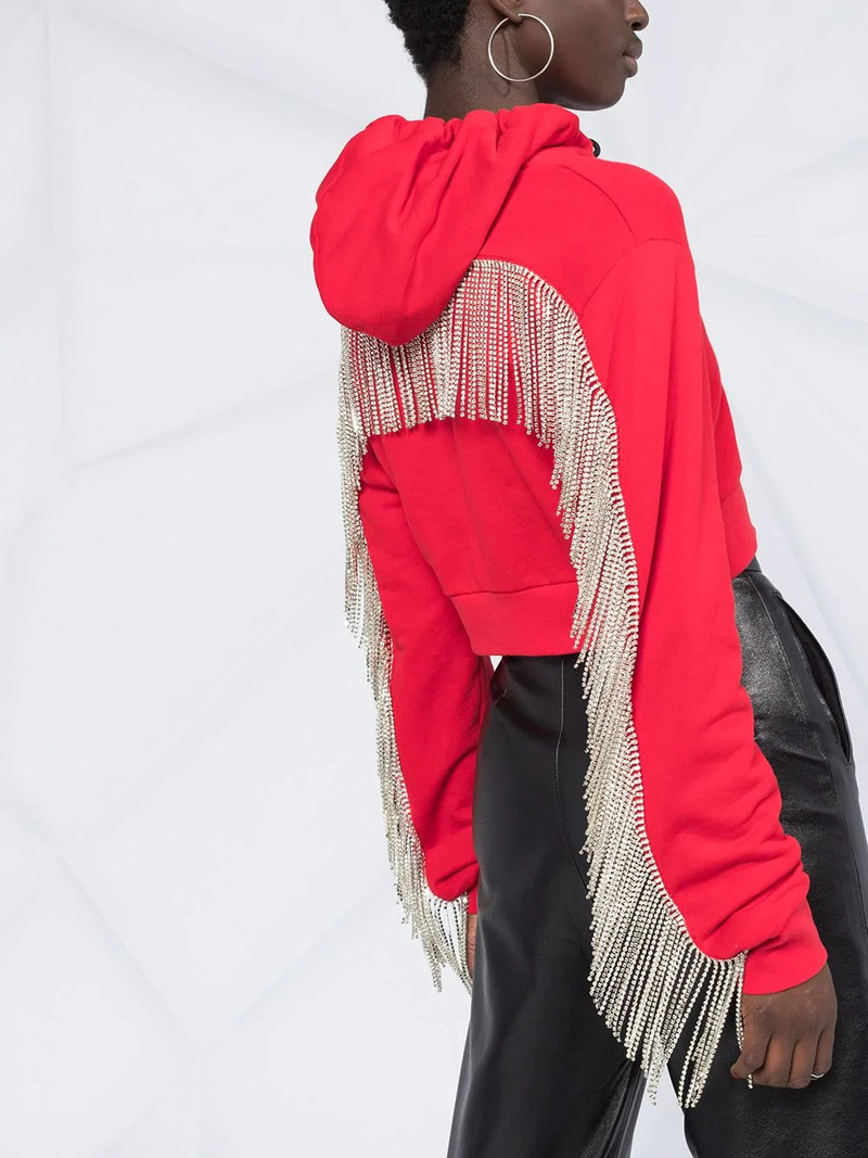 크리스탈 프린지 hoodie 5