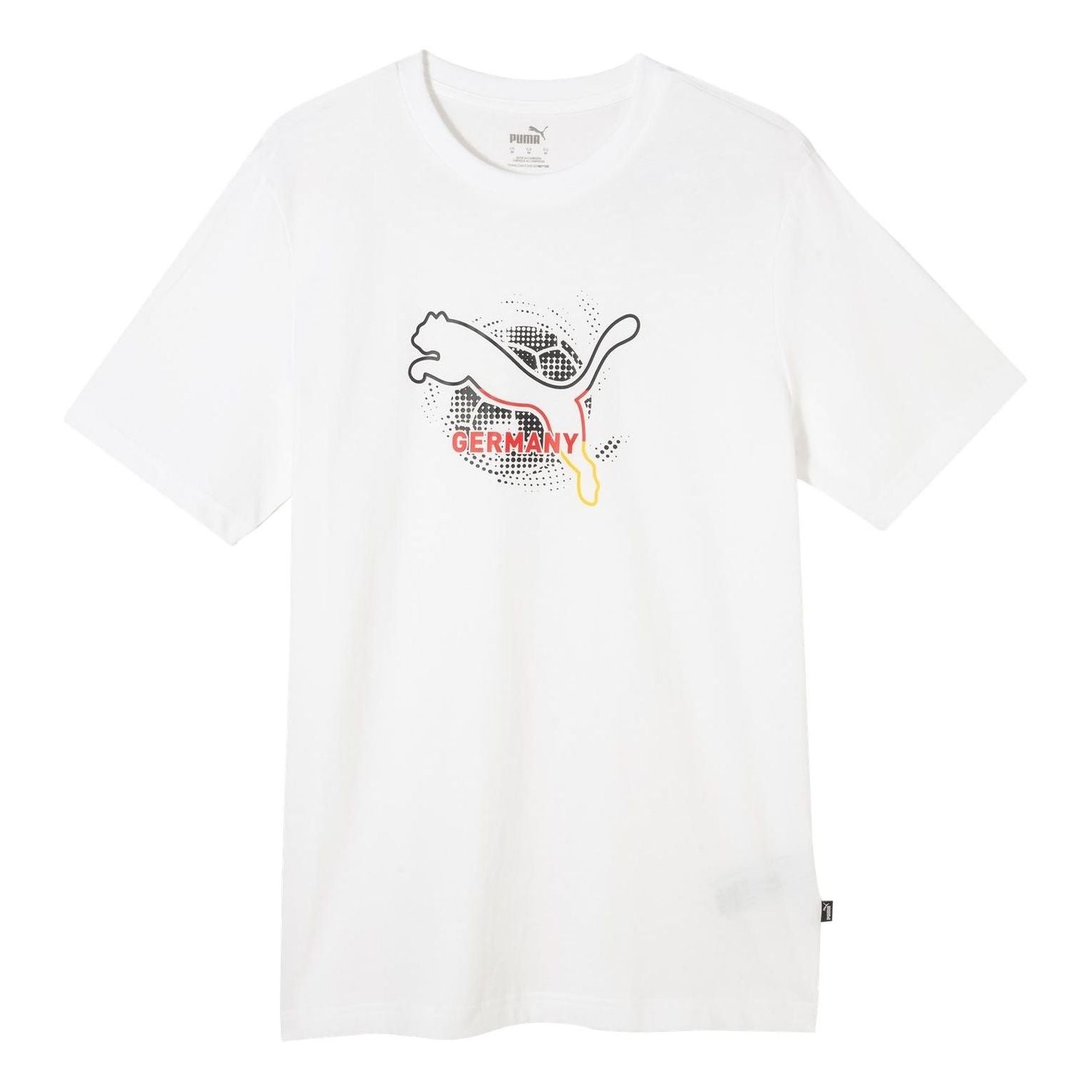 PUMA Euro Cup Germany Logo T-shirt 'White' 684544-02 - 1