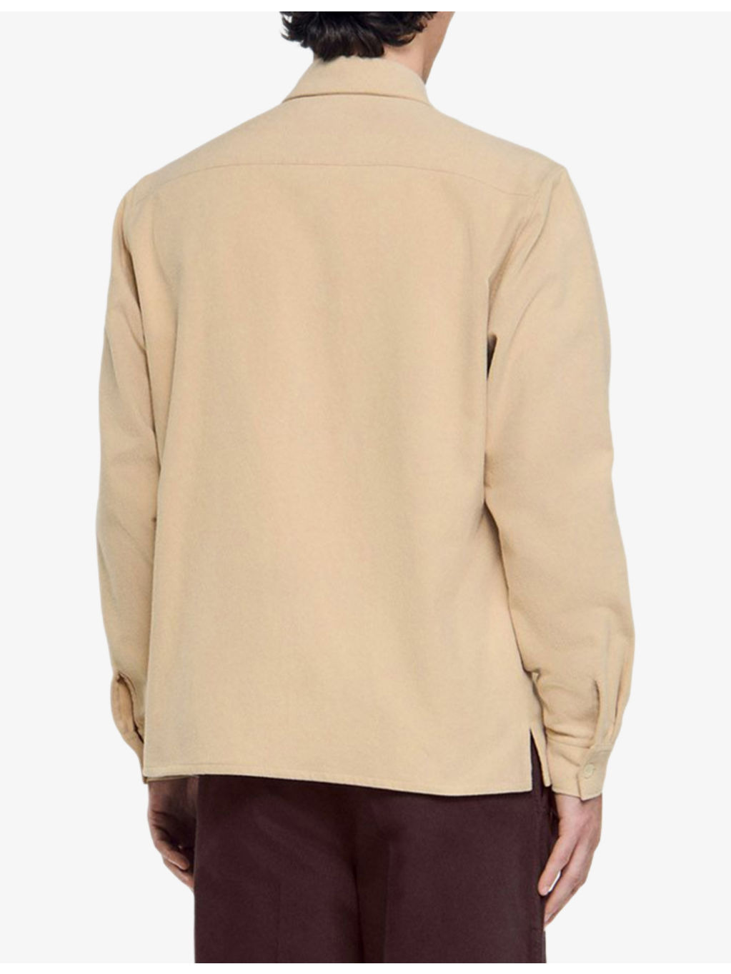 Flap-Pocket Flannel Cotton Shirt - 4