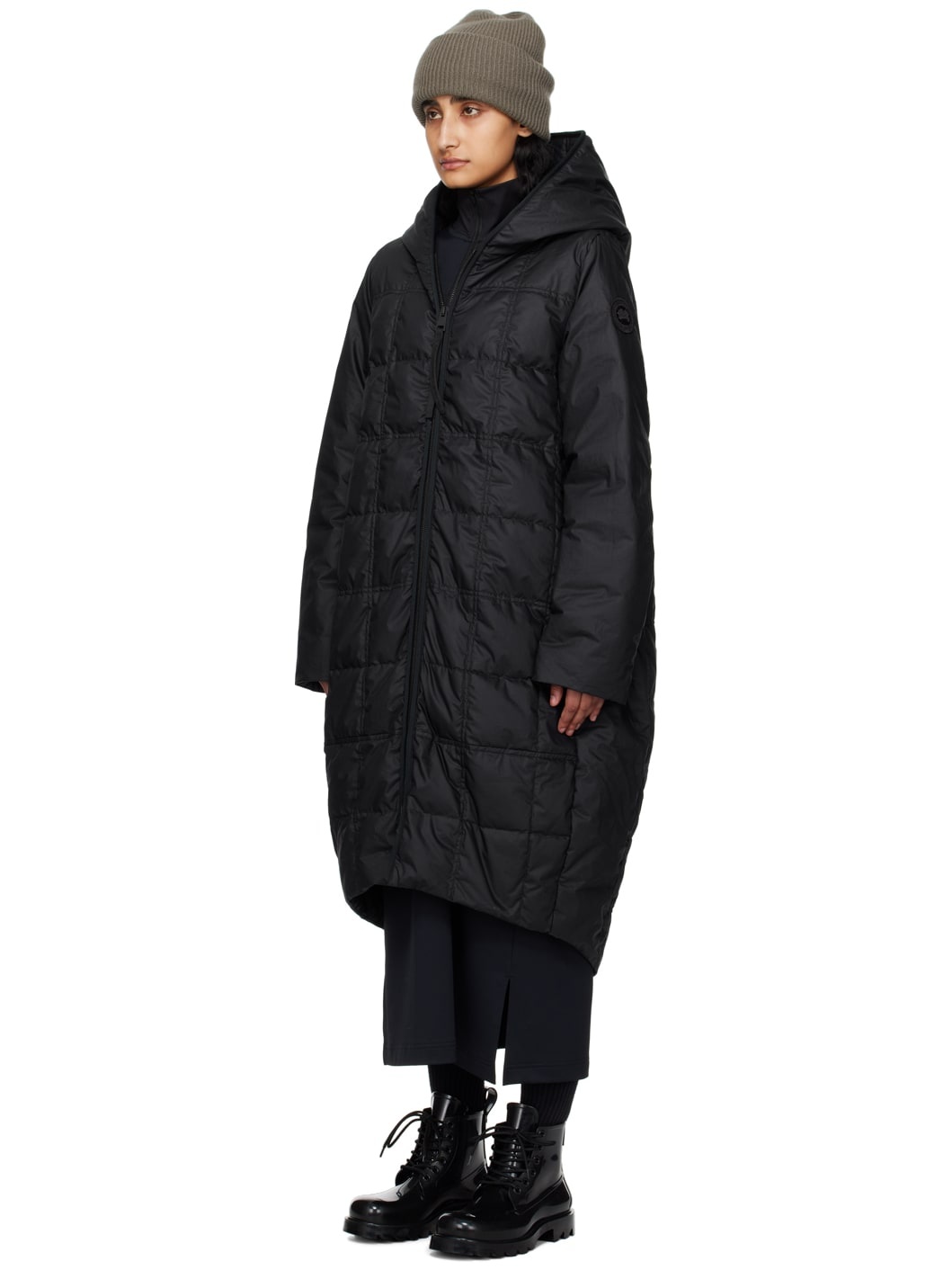 Black Tourma Down Coat - 4