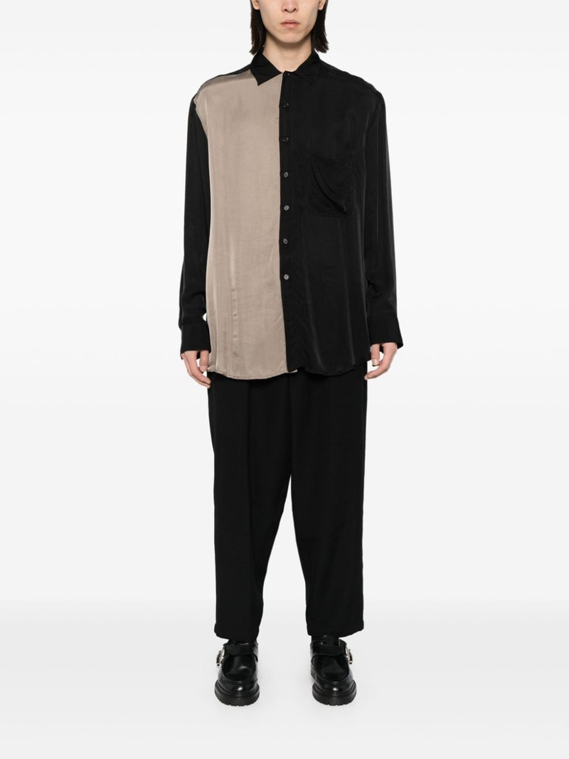 Yohji Yamamoto wool tapered trousers outlook