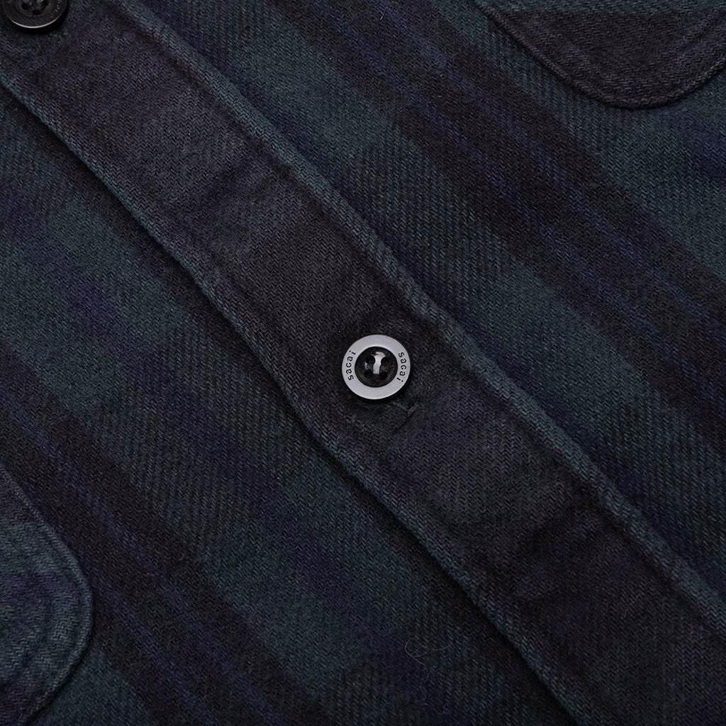 PLAID SHIRT - BLACK - 4