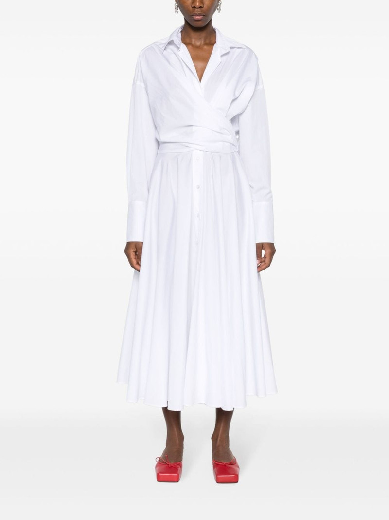 VIKTOR & ROLF shirt wrap maxi dress outlook