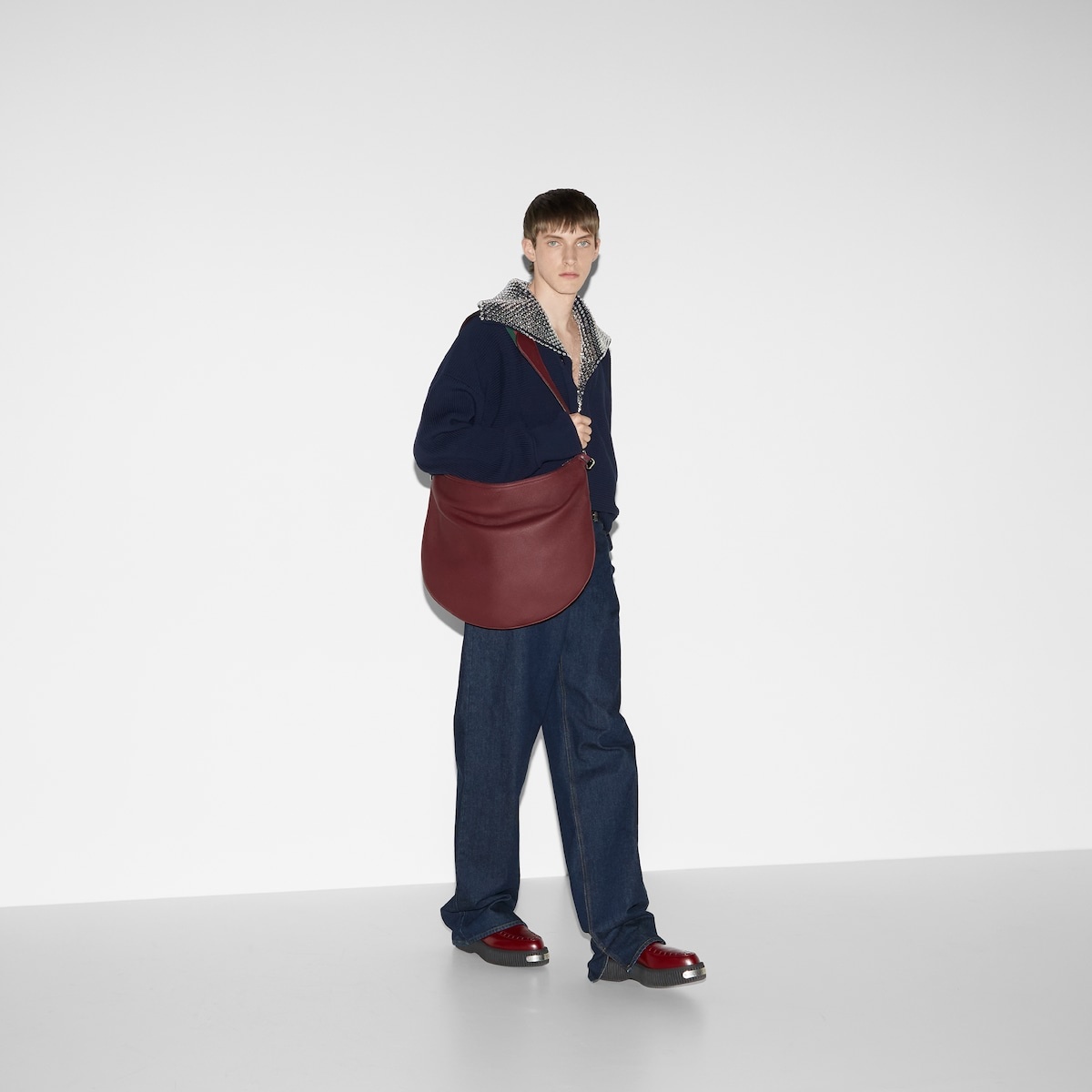 Gucci B large shoulder bag - 2