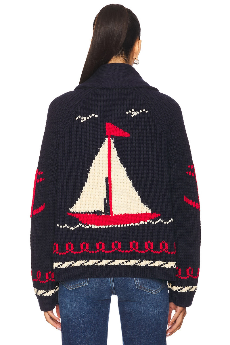 THE GREAT. Sailboat Lodge Cardigan outlook