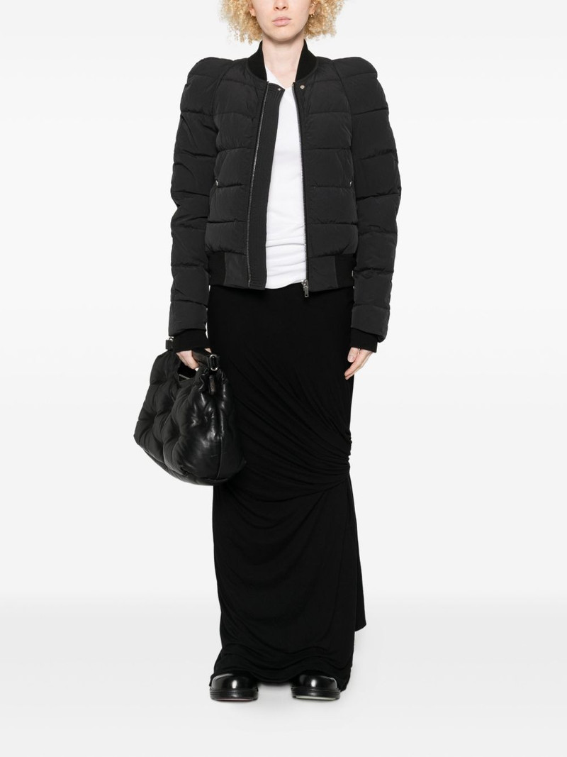 Rick Owens quilted zip-up puffer jacket outlook