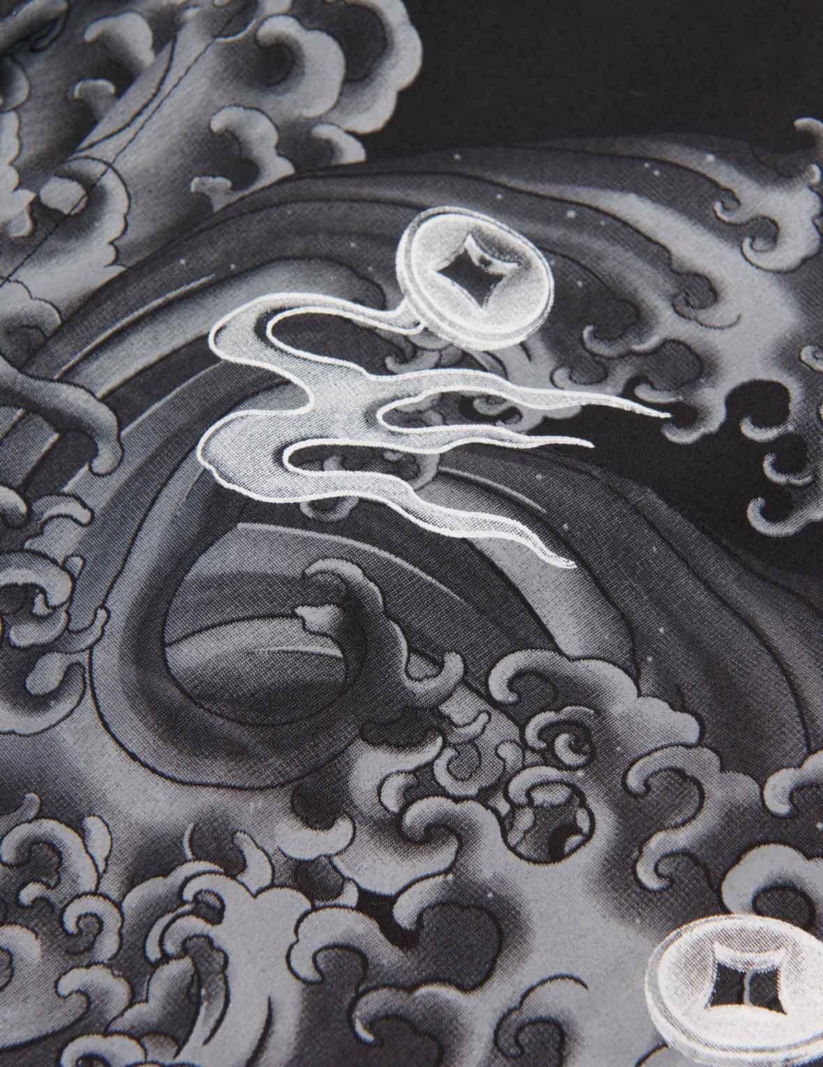 DRAGON-KOI PATTERN PRINT BOXER SHORTS - 4