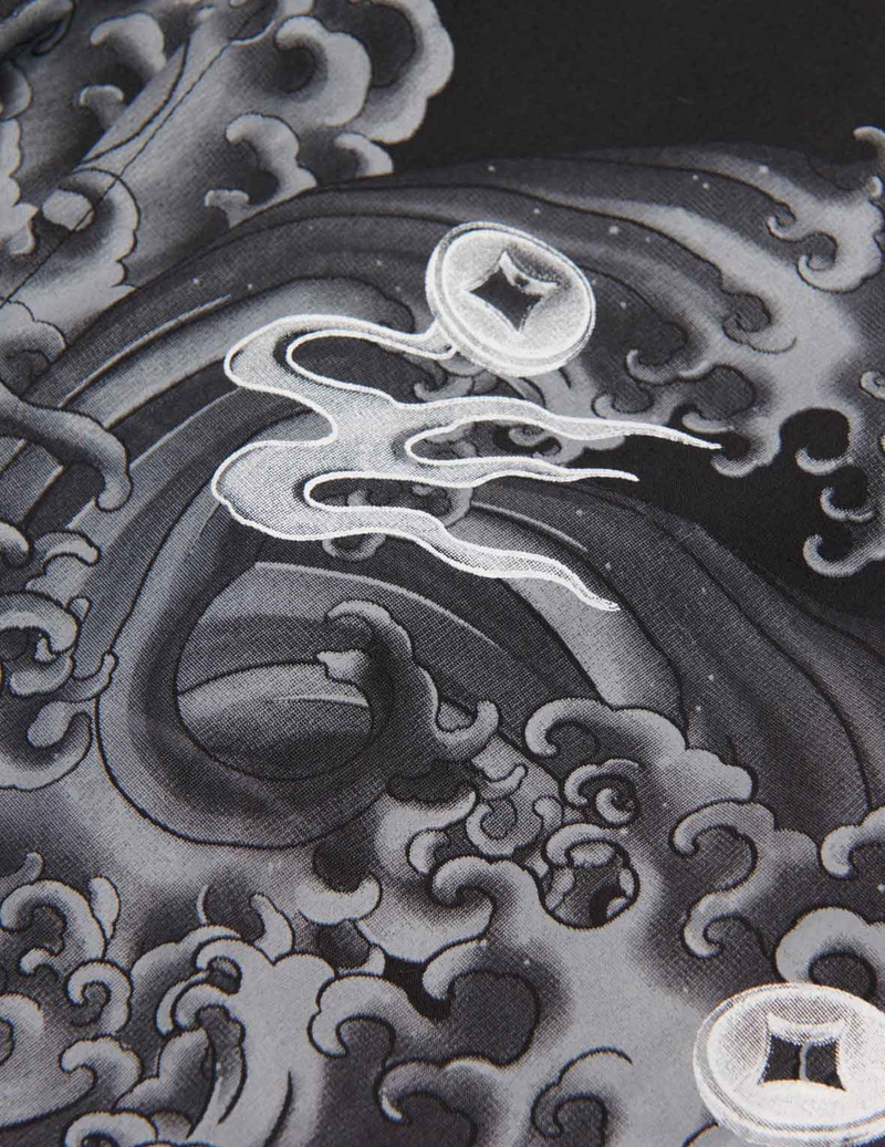 DRAGON-KOI PATTERN PRINT BOXER SHORTS 4