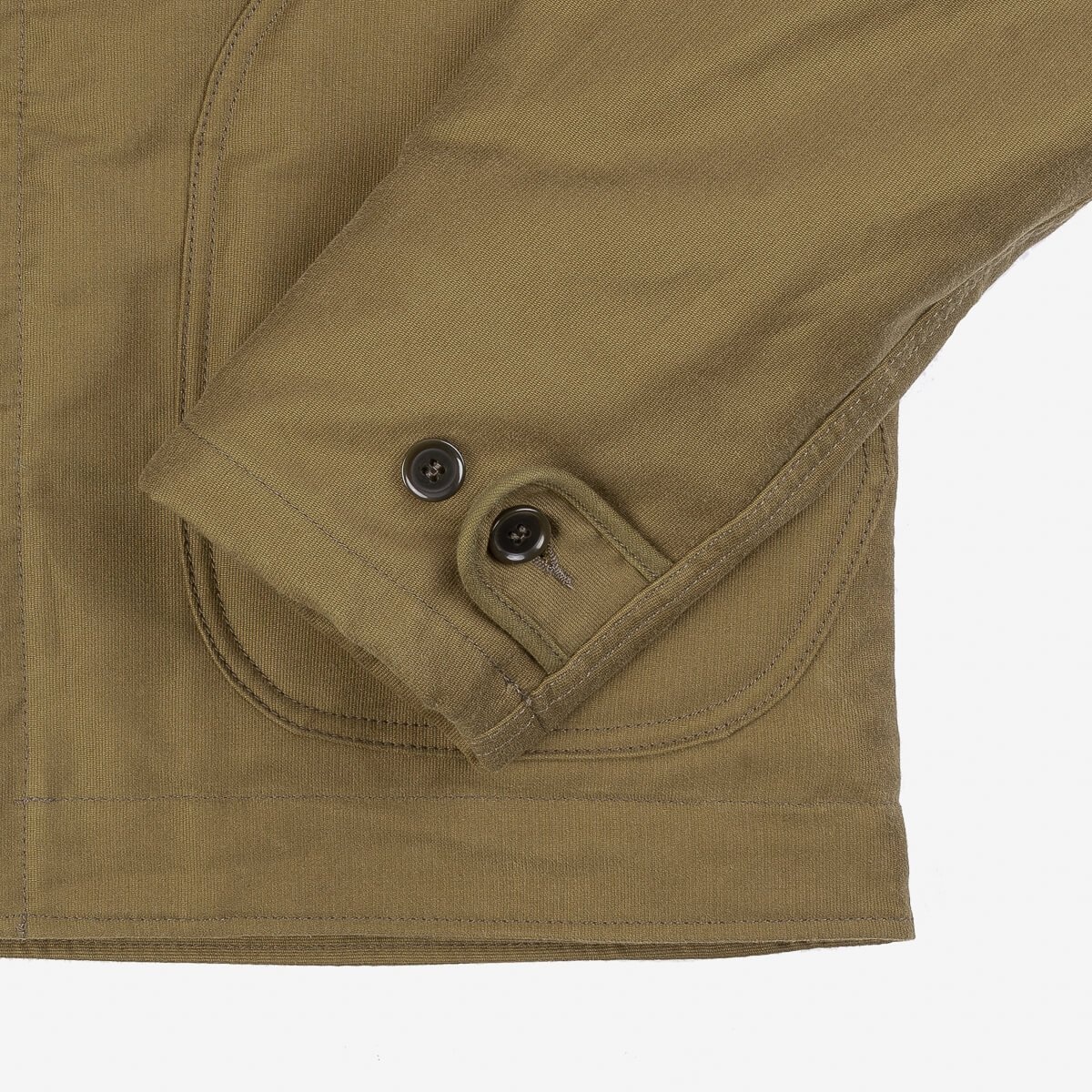 IHM-35-KHA Whipcord N1 Deck Jacket - Khaki - 10