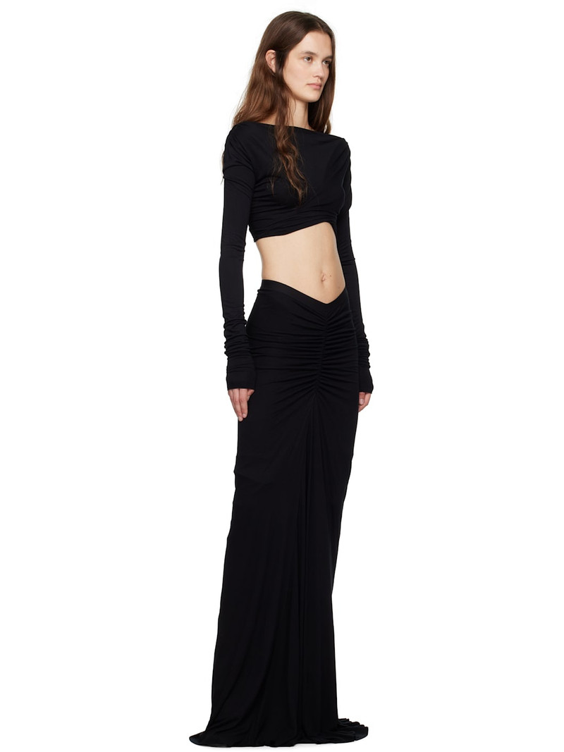 Rick Owens Lilies Black Porterville Jade Crop T-shirt outlook