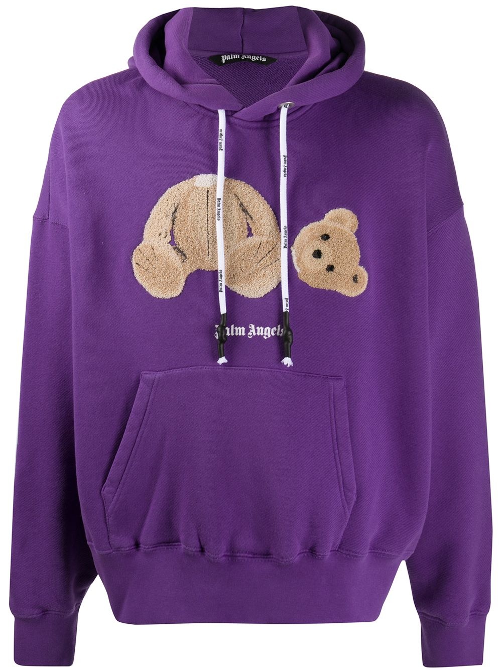 Bear logo-print hoodie - 1