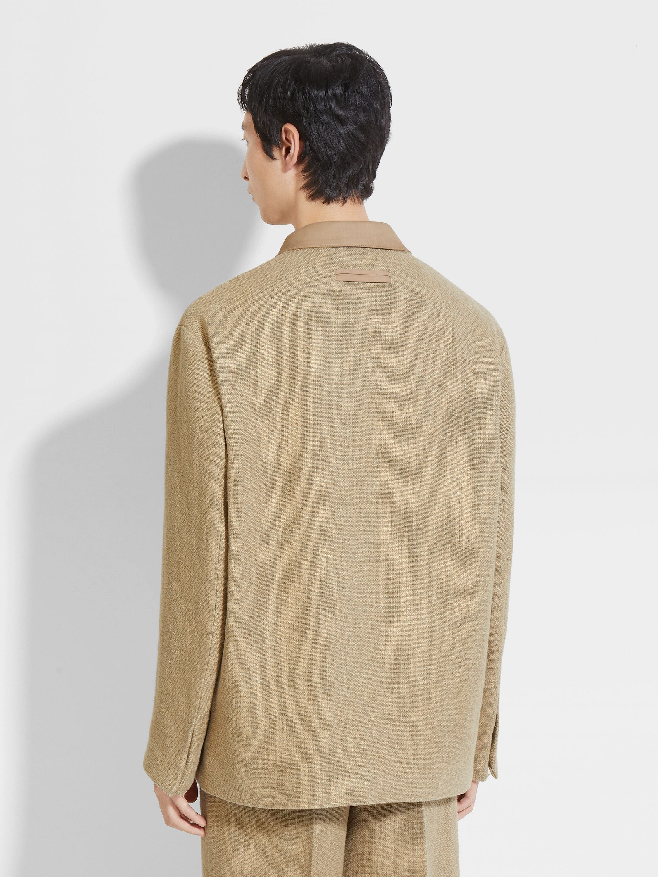 LINEN CHORE JACKET - 5