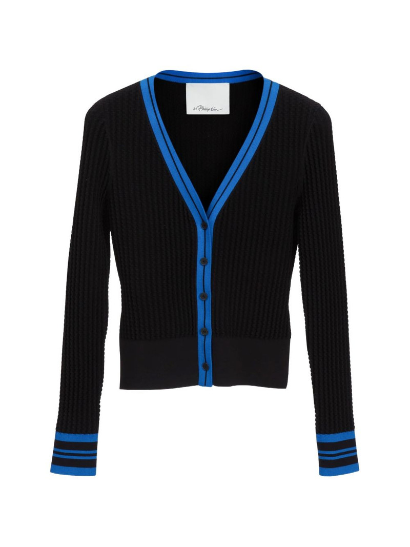 button knit jacket 1